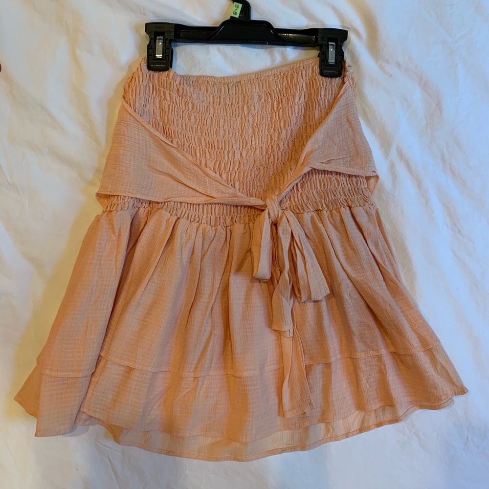 Light orange skirt FashionNova